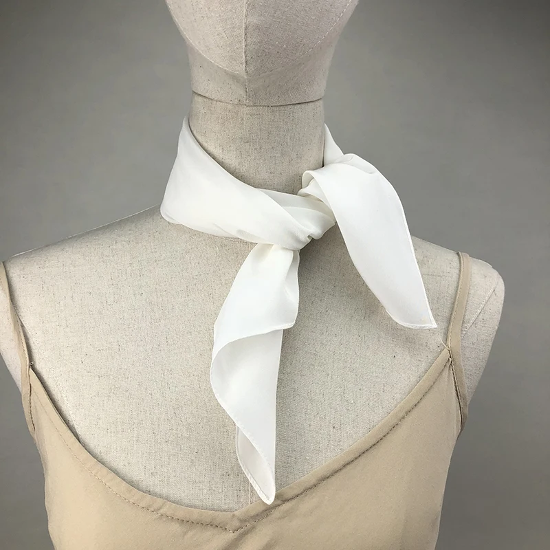 Silk Scarf Square - Yeni Kadın ipek eşarp Kare Boyun