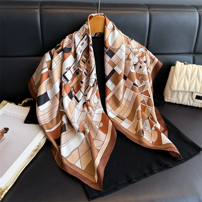 Silk Scarf Square - 2026 yeni kare dimi ipek eşarp