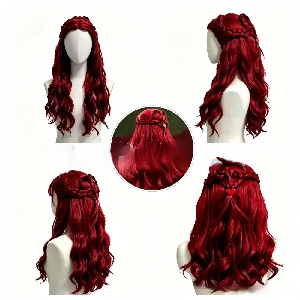 2026 Kırmızı Mavi Uzun Kıvırcı - Women'S Red Accessories incelemesi ve fiyatı