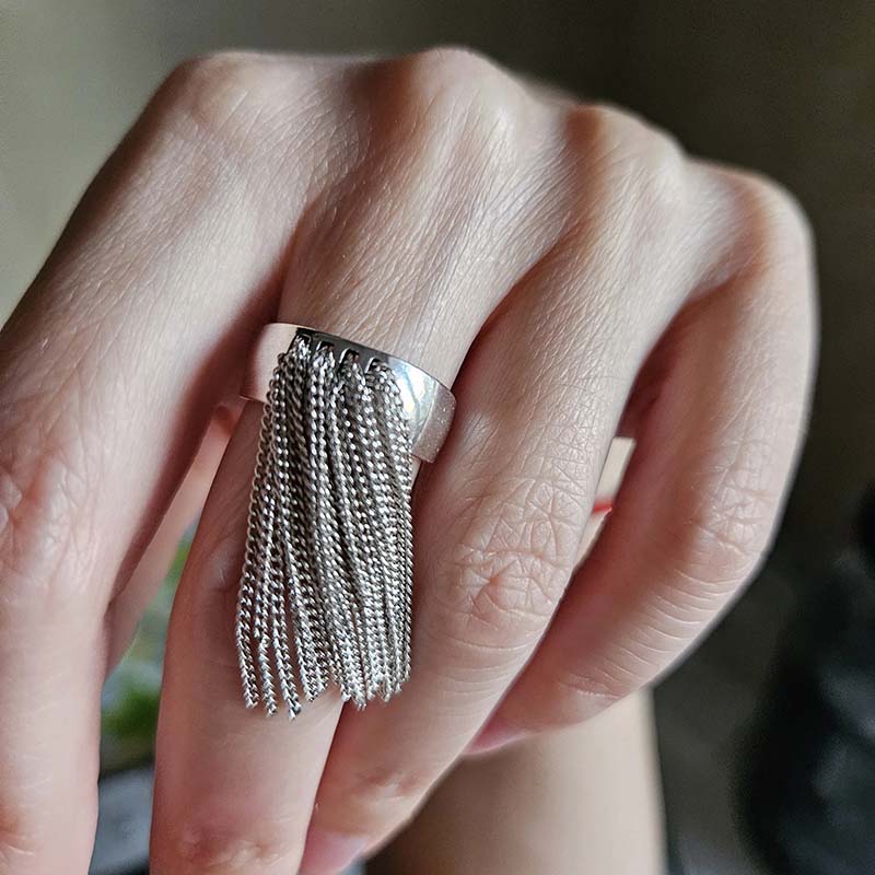 Punk geometrik gümüş renk zinc - Women'S Emo Accessories incelemesi ve fiyatı