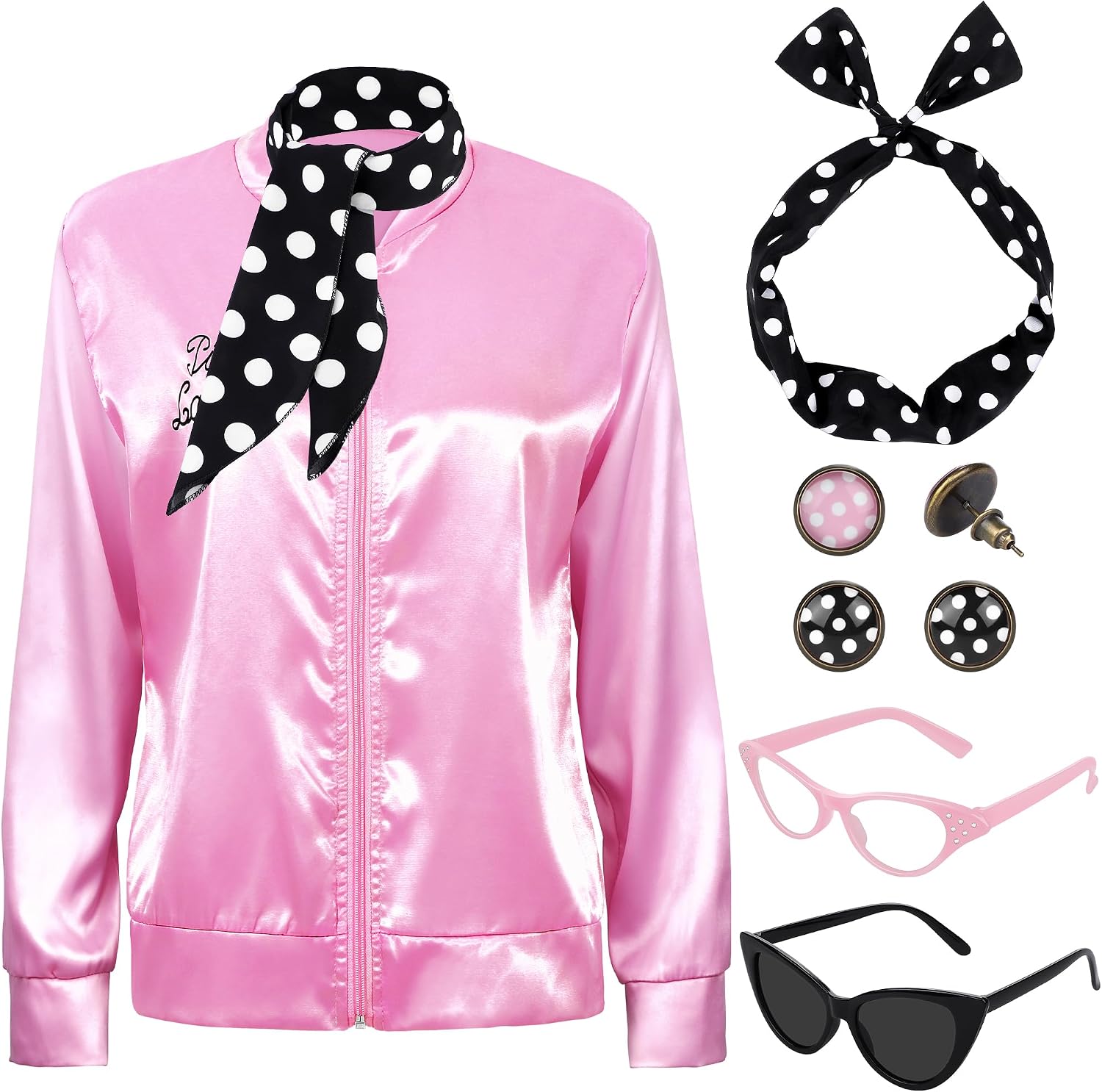 1950'ler Pembe Saten Ceket, Bo - Women'S Accessories In The 1950S incelemesi ve fiyatı