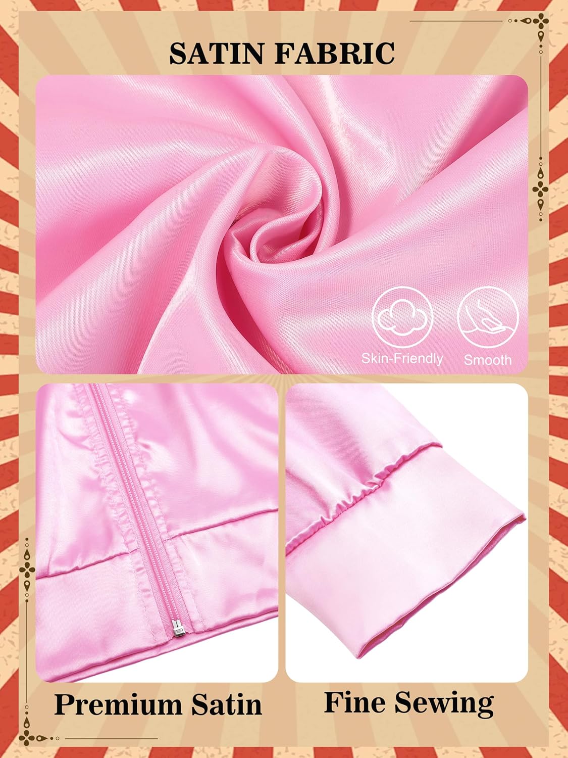 1950'ler Pembe Saten Ceket, Bo - Women'S Accessories In The 1950S incelemesi ve fiyatı